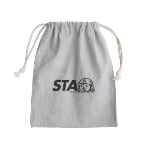 STA_BK Mini Drawstring Bag