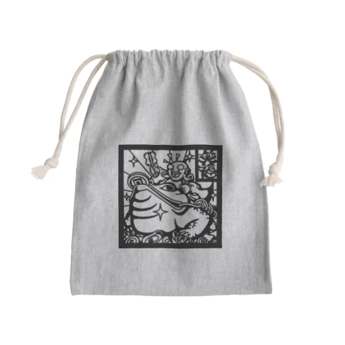 たなきゃん布袋さま Mini Drawstring Bag