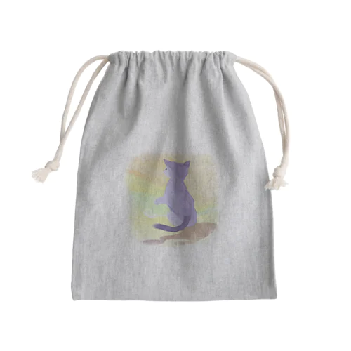 待ち焦がれる Mini Drawstring Bag