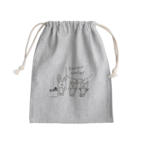 Excellent Cooking Mini Drawstring Bag