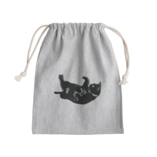 ねこー Mini Drawstring Bag