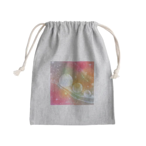 みんな仲良く Mini Drawstring Bag