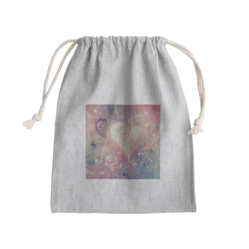 幻想的なハート💖 Mini Drawstring Bag