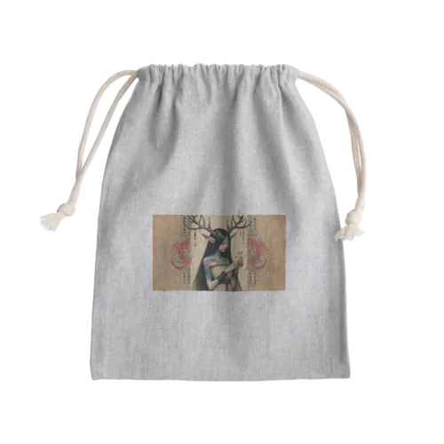 麗鹿（リールゥ） Mini Drawstring Bag