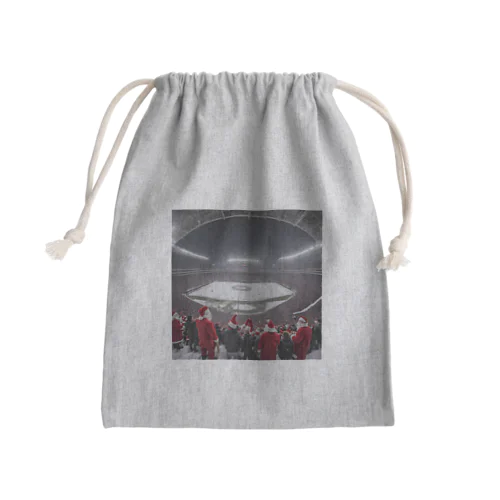 メリークリスマス！真冬の大スタジアム！ Mini Drawstring Bag