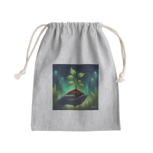 苗 Mini Drawstring Bag