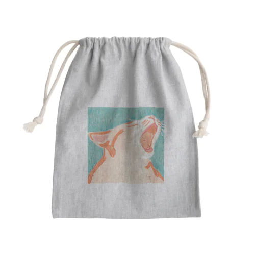 猫の日常D Mini Drawstring Bag