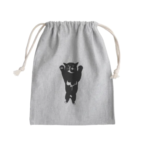 ツキノワネコ Mini Drawstring Bag