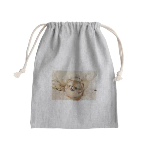 まるまるしたとらちゃん Mini Drawstring Bag