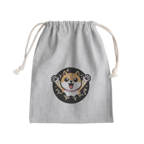 しば犬きくまるグッズ Mini Drawstring Bag