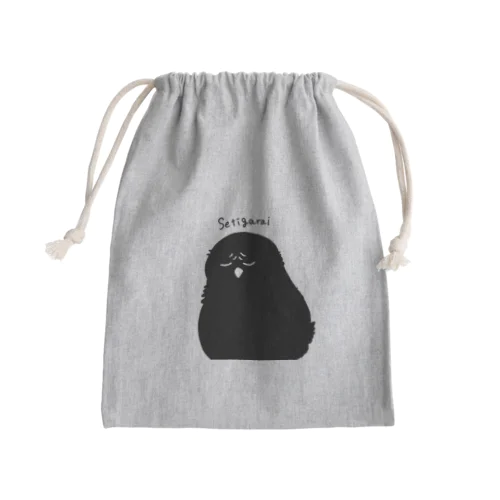 世知がらいトリ Mini Drawstring Bag