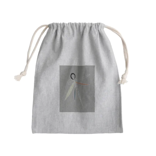 一筆書きトンボ Mini Drawstring Bag