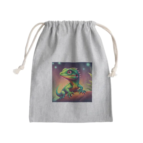 トカゲグッズ Mini Drawstring Bag