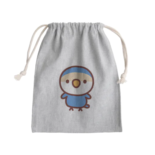 コザクラインコ（バイオレットチェリー） Mini Drawstring Bag