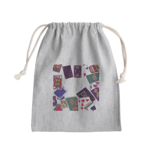 トランプ柄グッズ Mini Drawstring Bag