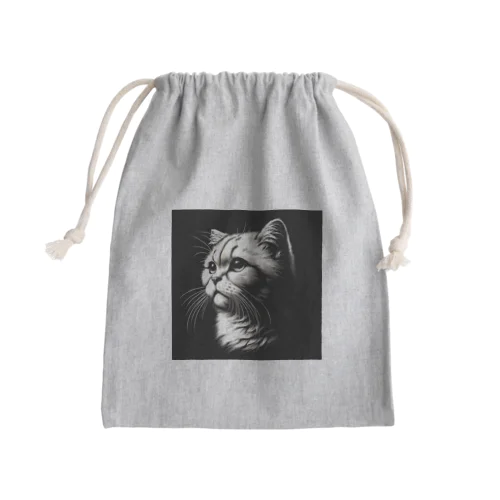 ノスタルジーねこ Mini Drawstring Bag