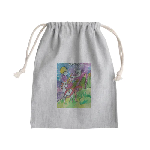 ユニコーン グッズ Mini Drawstring Bag