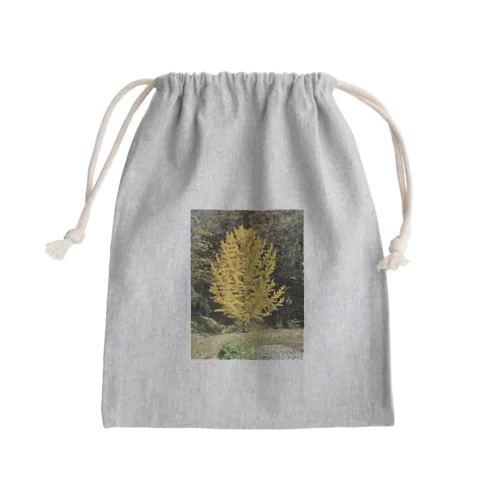 安曇野のイチョウの写真グッズ Mini Drawstring Bag