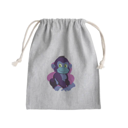 愛されゴリラちゃん Mini Drawstring Bag