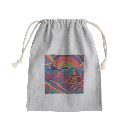 Psychedelic history mix 3 Mini Drawstring Bag