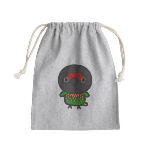 キスジインコ Mini Drawstring Bag