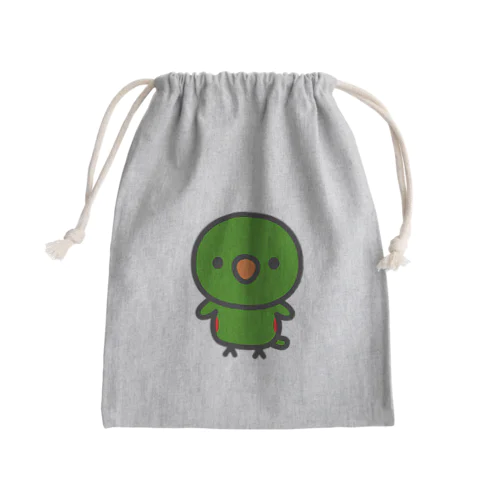 オオハナインコ（オス） Mini Drawstring Bag