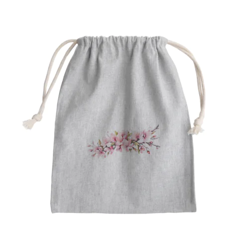 桜 Mini Drawstring Bag