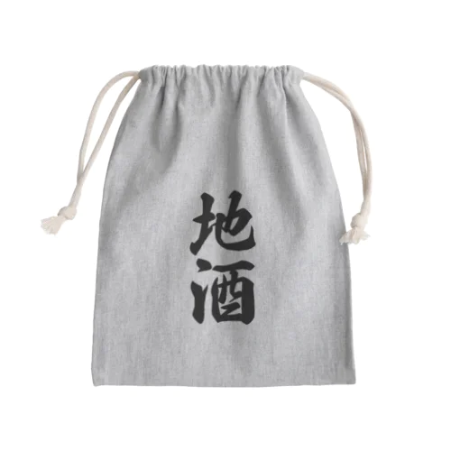 地酒 Mini Drawstring Bag