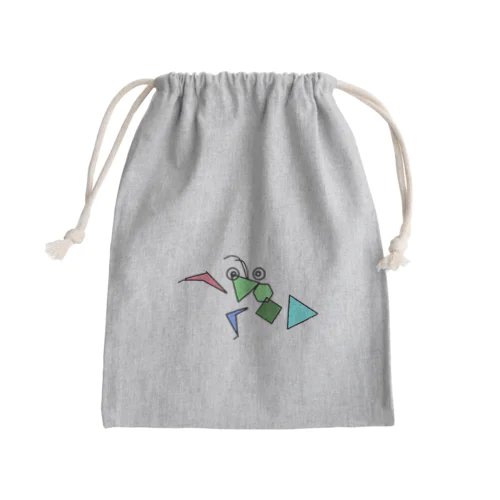 カマキリのきりたろう Mini Drawstring Bag