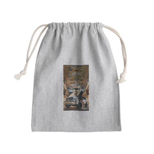 美術館車 Mini Drawstring Bag