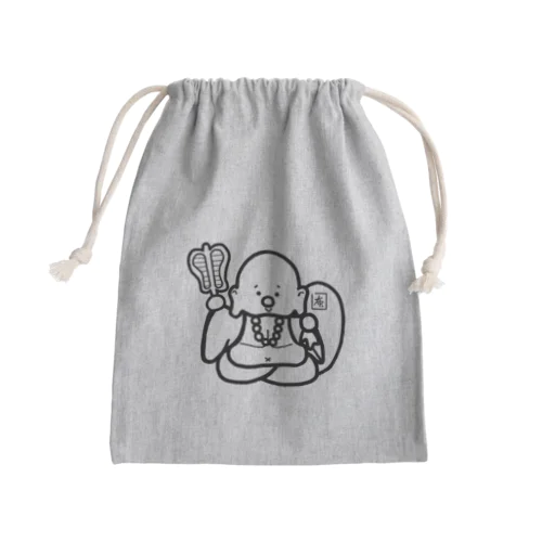 布袋さん。 Mini Drawstring Bag