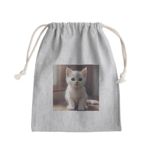 可愛い猫のイラストグッズ♥ Mini Drawstring Bag