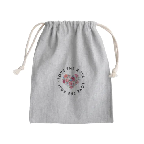 Blossoming Affection Mini Drawstring Bag