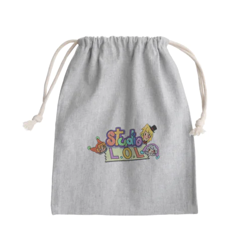 Studio L.O.L カラフルロゴ Mini Drawstring Bag