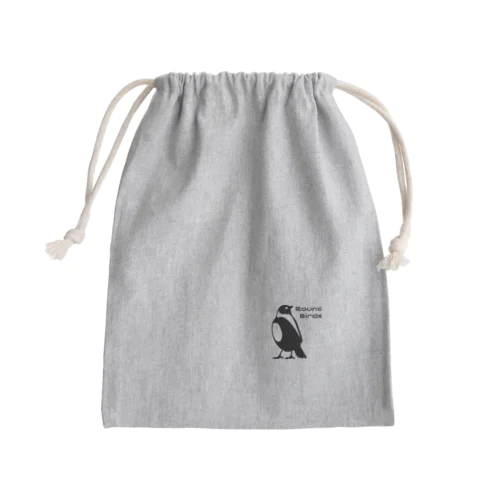 Round-Birds logo.ver Mini Drawstring Bag