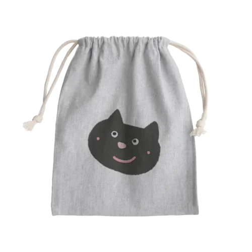 ねこ Mini Drawstring Bag