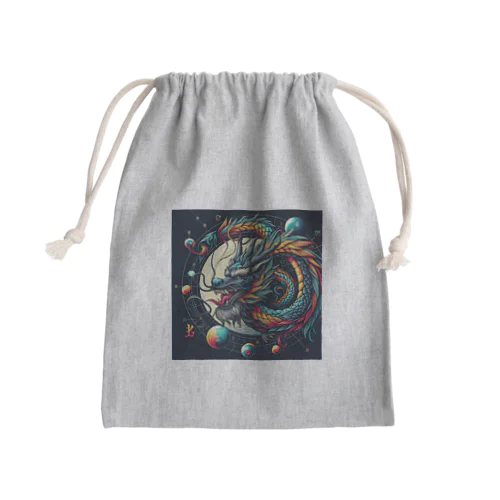 サークルドラゴン１ Mini Drawstring Bag