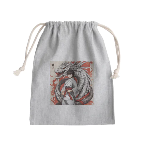 龍の精鋭、武道の達人 Mini Drawstring Bag