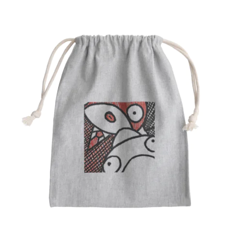 窮屈 Mini Drawstring Bag