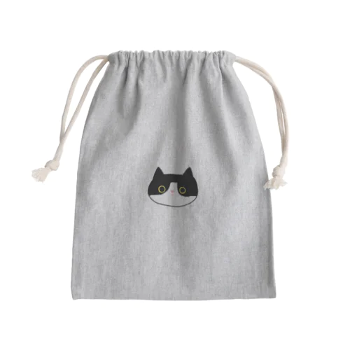 ハチワレ Mini Drawstring Bag