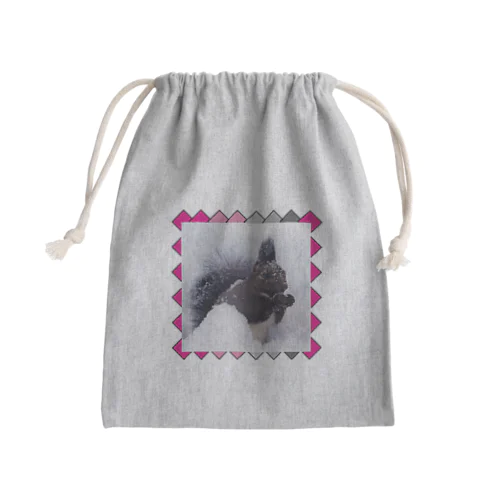 【サロベツのエゾリス】新しい相棒と Mini Drawstring Bag