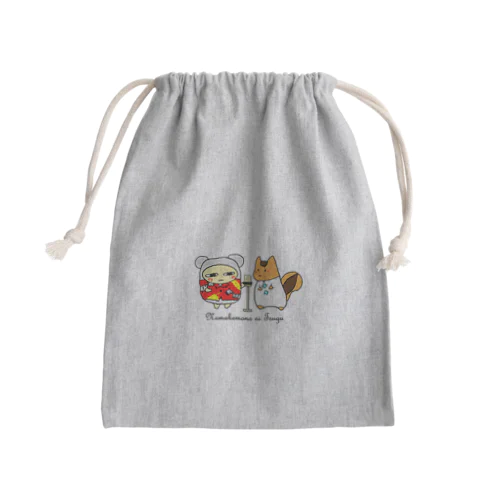 生獣学園-漫才ver Mini Drawstring Bag