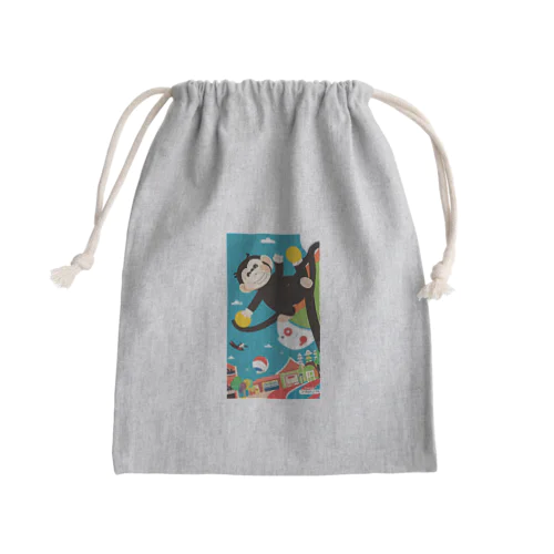 英語deクイズ！アイコンキャラクター Mini Drawstring Bag