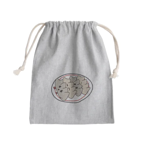 餃子ちゃんくん　整列 Mini Drawstring Bag