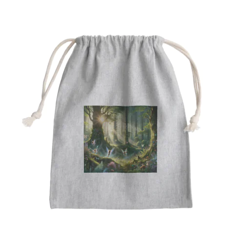 森の妖精シリーズ2 Mini Drawstring Bag