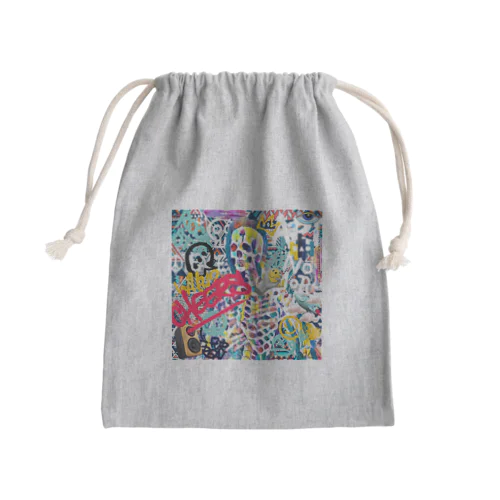 GAIKOTSU～RyokonishiNFT SELPHY Mini Drawstring Bag