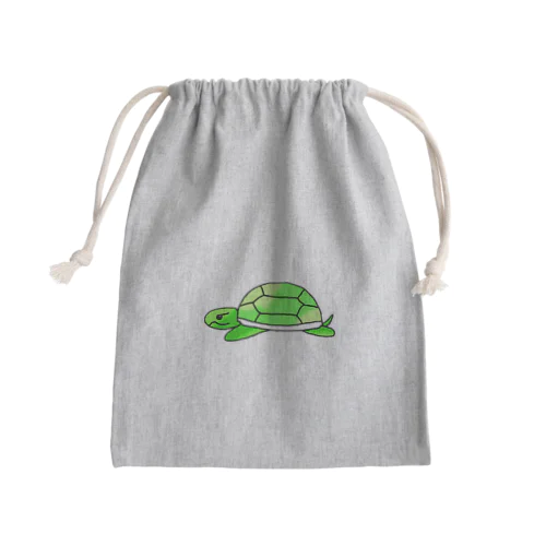 亀サマ Mini Drawstring Bag