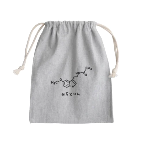 めらとにん Mini Drawstring Bag