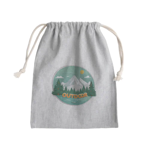 アウトドアーワッペン Mini Drawstring Bag