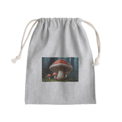 メルヘンで毒がありそうなキノコ Mini Drawstring Bag